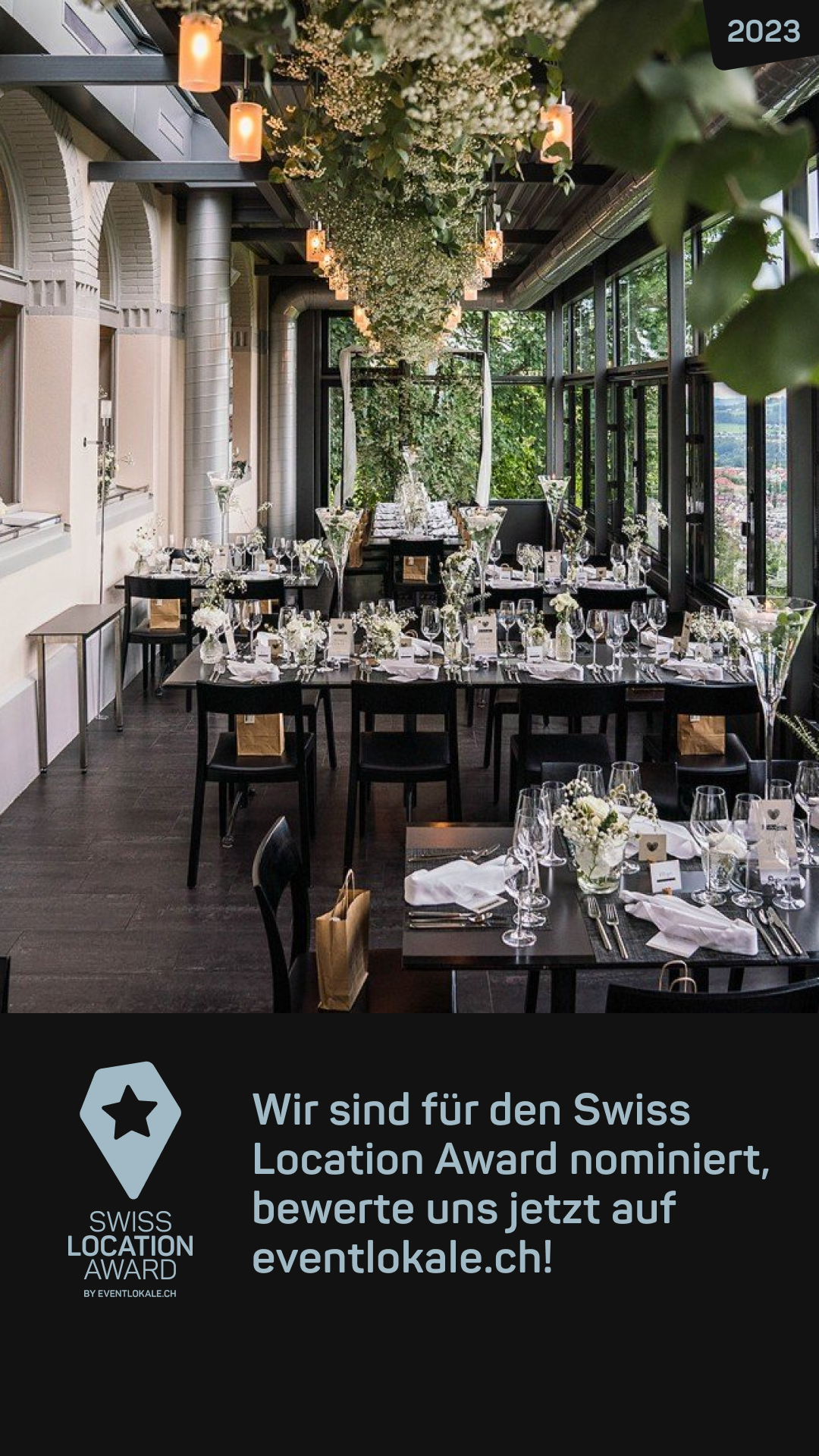 Swiss Award Eventlokale.ch